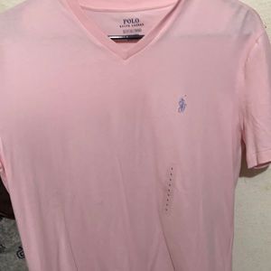 Small light pink Ralph Lauren polo